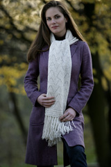 Hand Knitted Cashmere Scarf