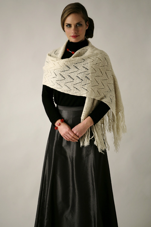Hand Knitted Pashmina Scarf ( Cashmere Scarf )